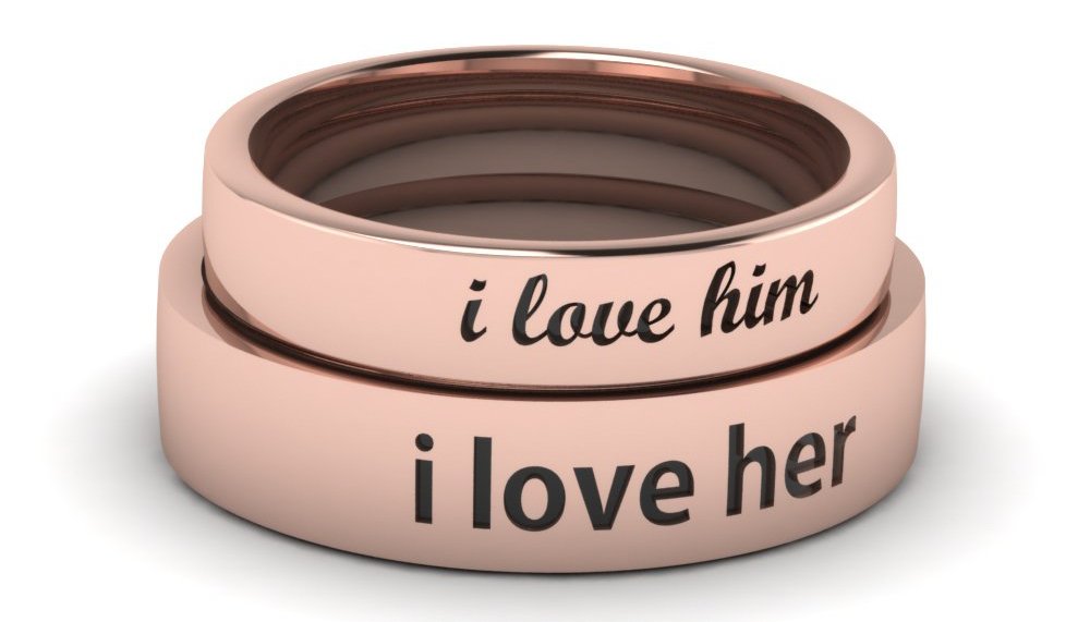 <a href="/jewelry/gold-wedding-bands-in-14k-rose-gold/engagement-rings-for-him-and-her/2194p1m0s0c">Engraved Thick Band Engagement Rings For Him And Her</a>